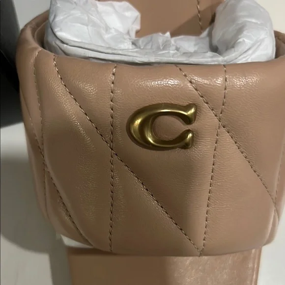 NWB Coach Emma Quilted Wedge - Picture 6 of 10